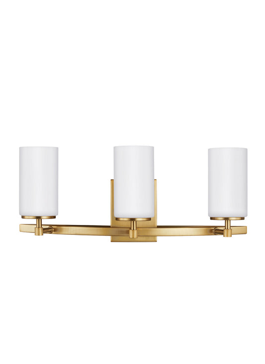 Generation Lighting - 4424603EN3-848 - Three Light Wall / Bath - Alturas - Satin Brass