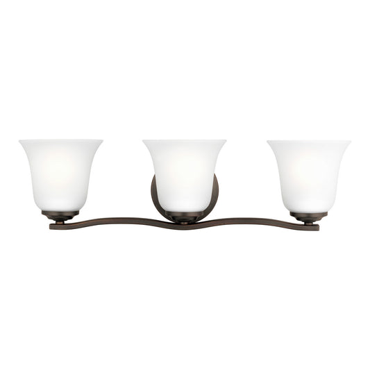 Generation Lighting - 4439003EN3-710 - Three Light Wall / Bath - Emmons - Bronze