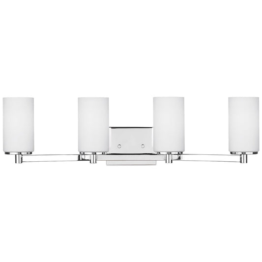 Generation Lighting - 4439104-05 - Four Light Wall / Bath - Hettinger - Chrome
