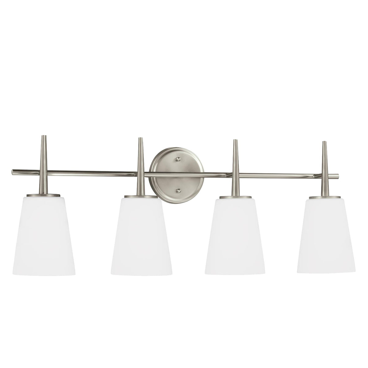 Generation Lighting - 4440404EN3-962 - Four Light Wall / Bath - Driscoll - Brushed Nickel