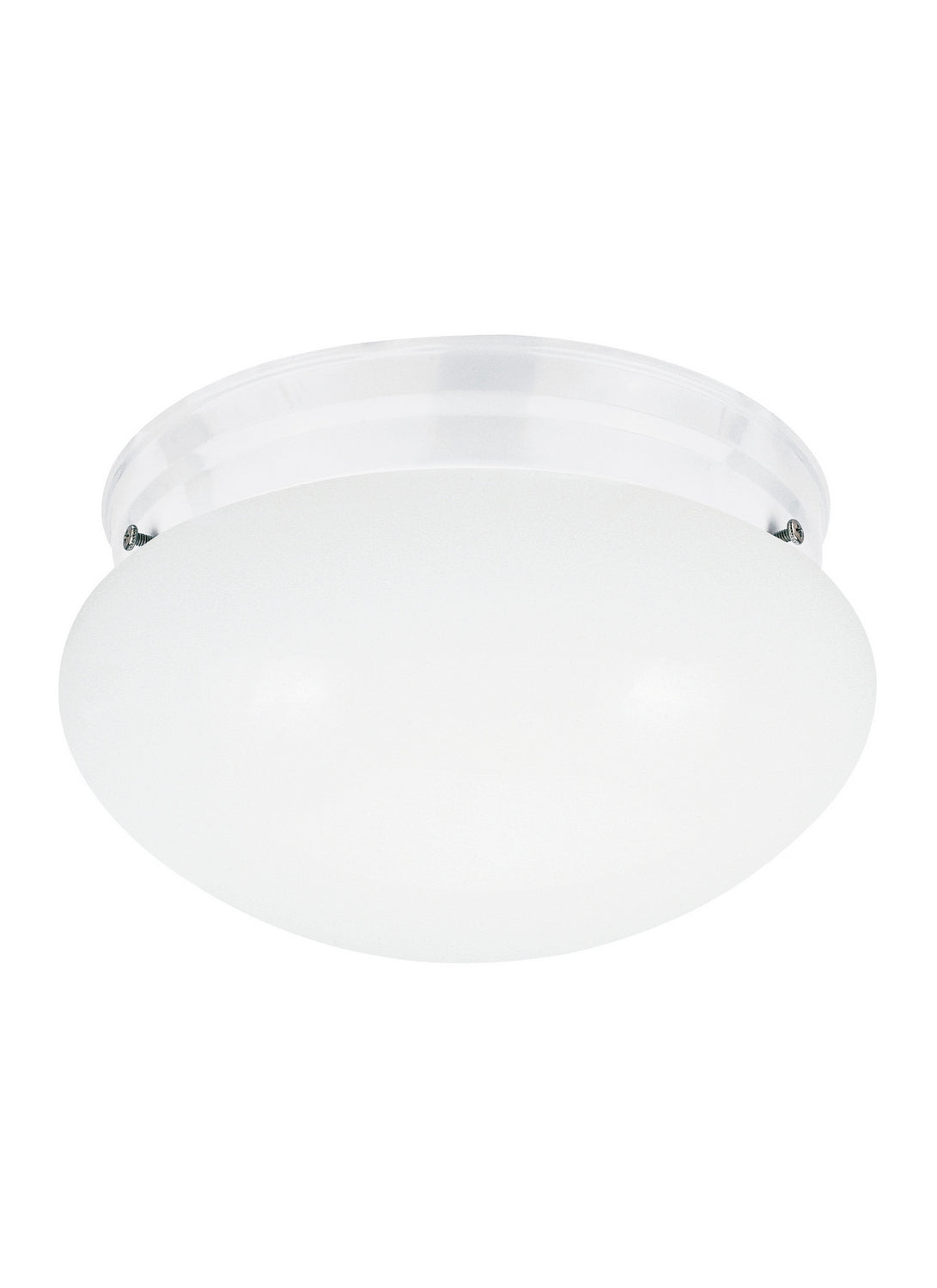Webster One Light Flush Mount in White