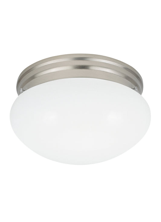 Generation Lighting - 5326EN3-962 - One Light Flush Mount - Webster - Brushed Nickel