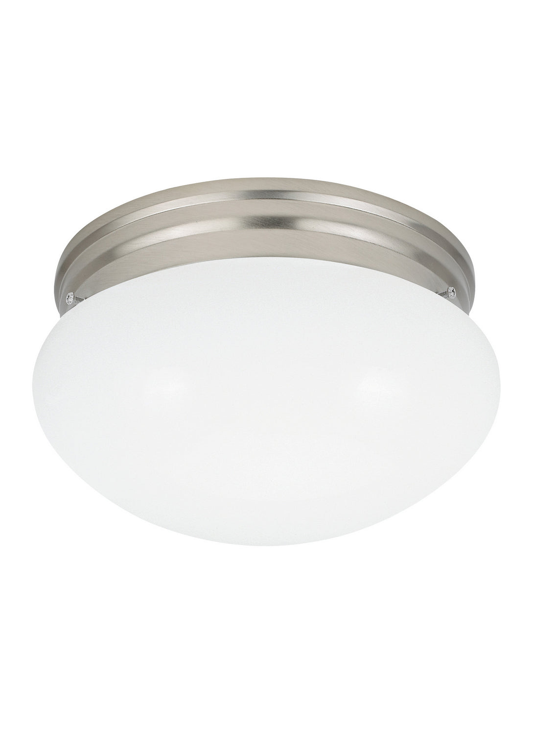 Webster One Light Flush Mount in Brushed Nickel