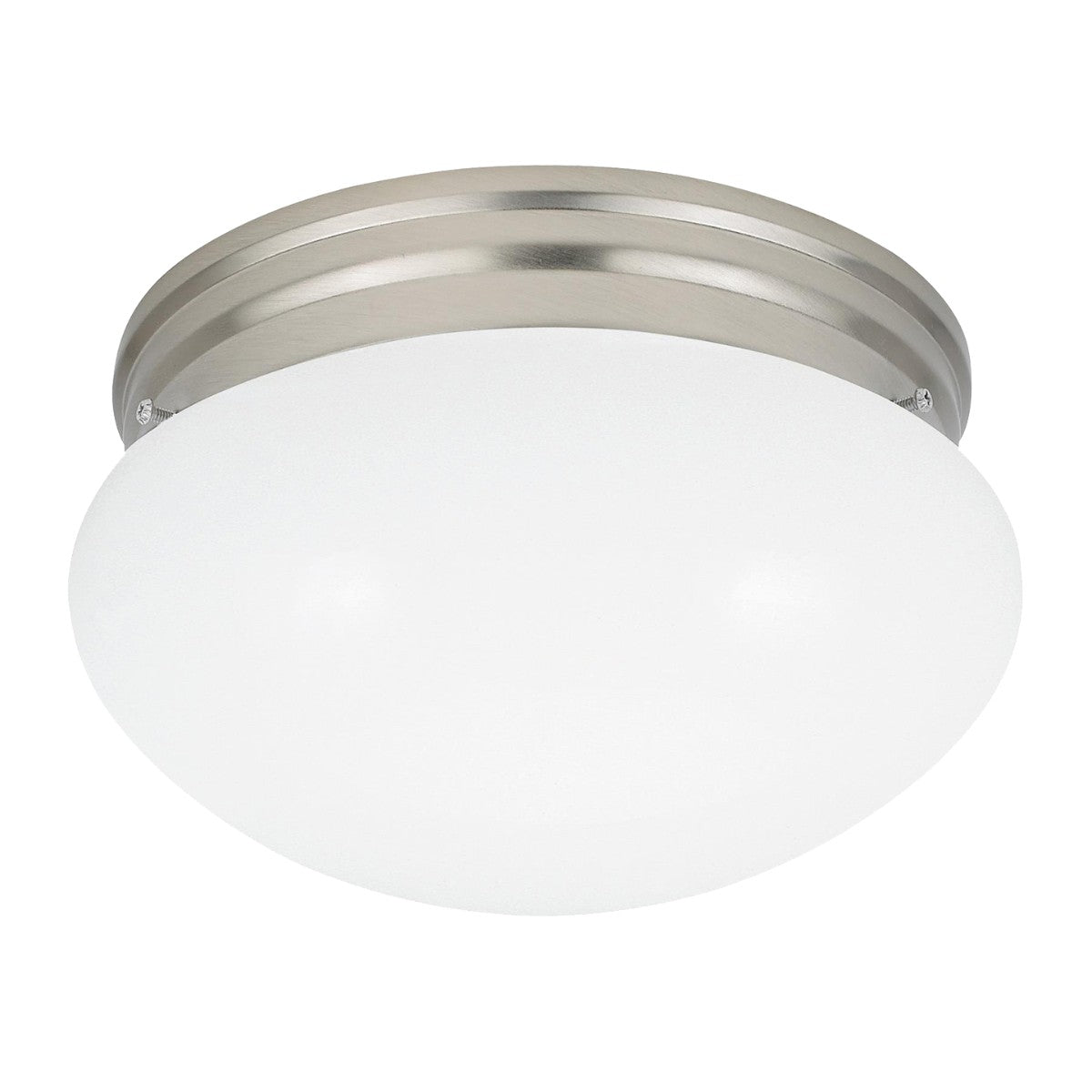 Webster Two Light Flush Mount in Brushed Nickel