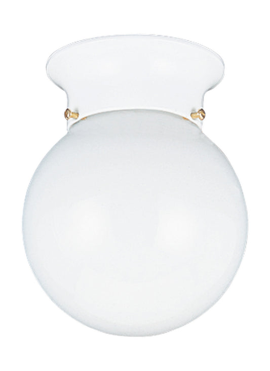 Tomkin One Light Flush Mount in White
