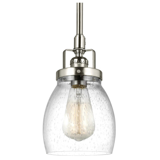 Belton One Light Mini-Pendant in Brushed Nickel