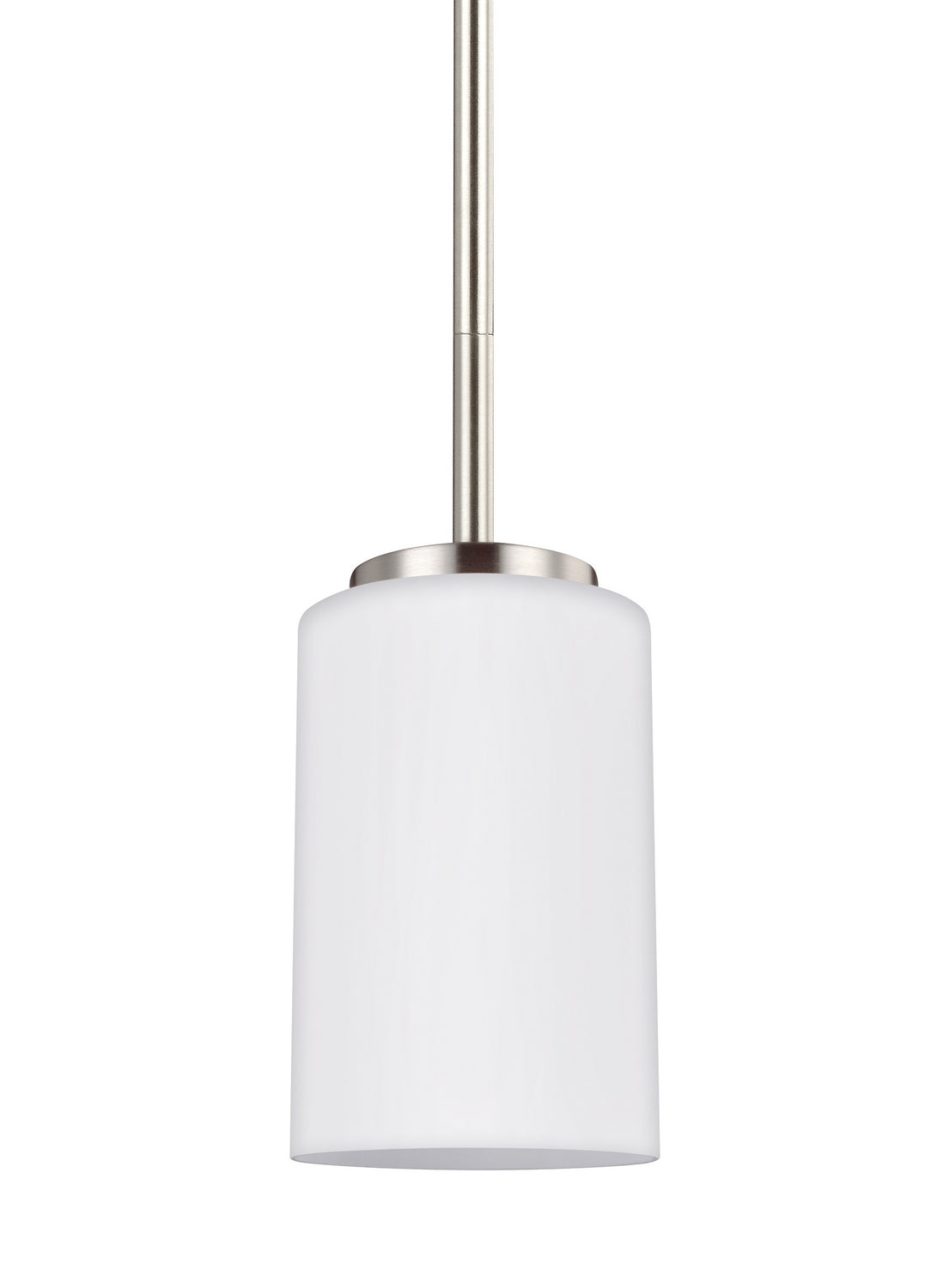 Oslo One Light Mini-Pendant in Brushed Nickel