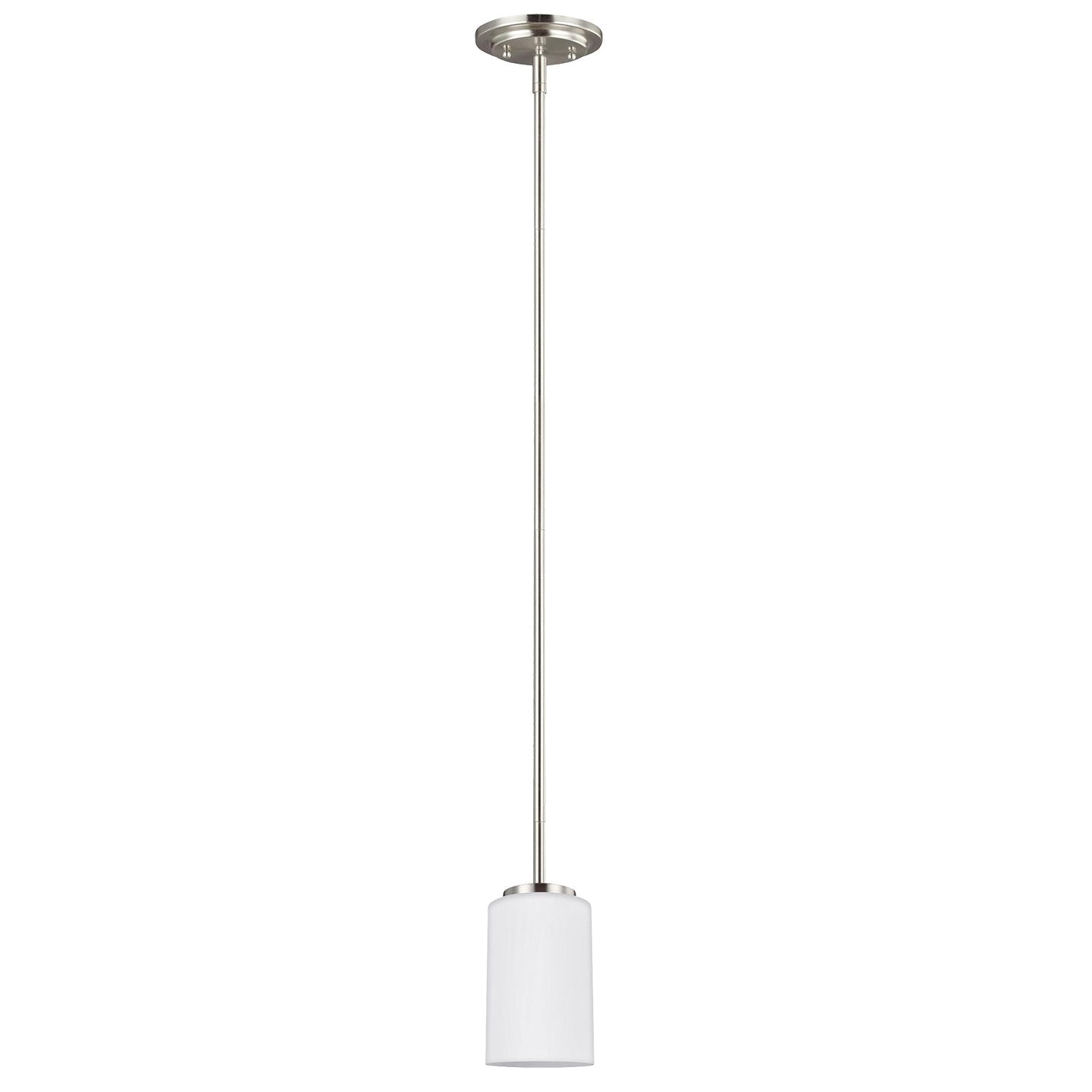 Oslo One Light Mini-Pendant in Brushed Nickel