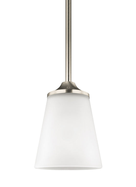 Hanford One Light Mini-Pendant in Brushed Nickel