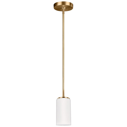 Alturas One Light Mini-Pendant in Satin Brass
