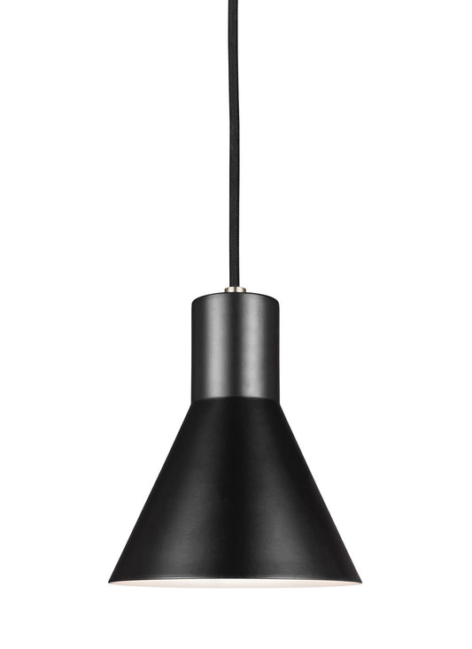 Towner One Light Mini-Pendant in Brushed Nickel