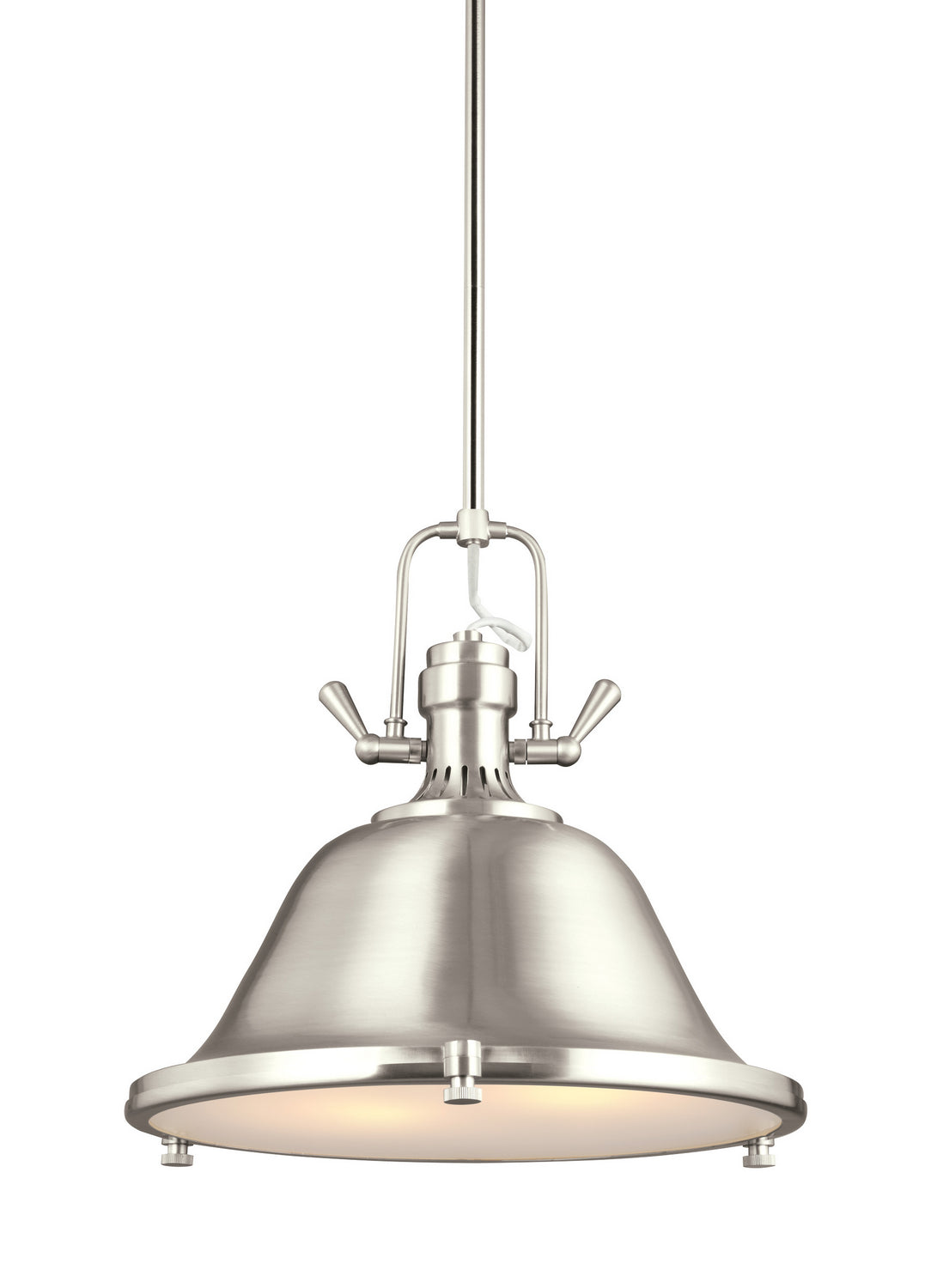 Generation Lighting - 6514402EN3-962 - Two Light Pendant - Stone Street - Brushed Nickel