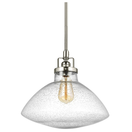 Belton One Light Pendant in Brushed Nickel