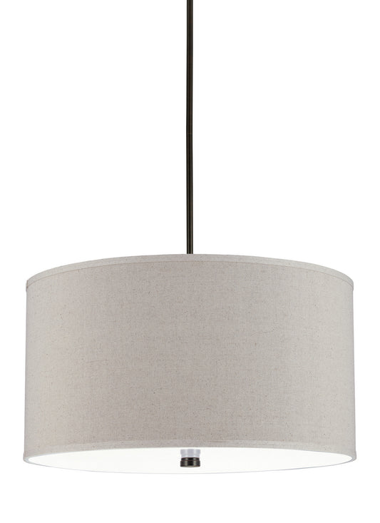 Dayna Shade Pendants Four Light Pendant in Bronze
