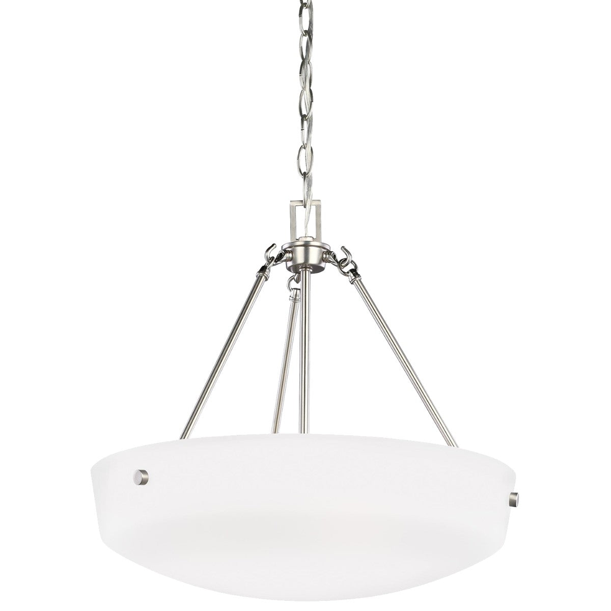 Kerrville Three Light Pendant in Brushed Nickel