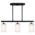 Generation Lighting - 66160EN3-112 - Three Light Island Pendant - Oslo - Midnight Black