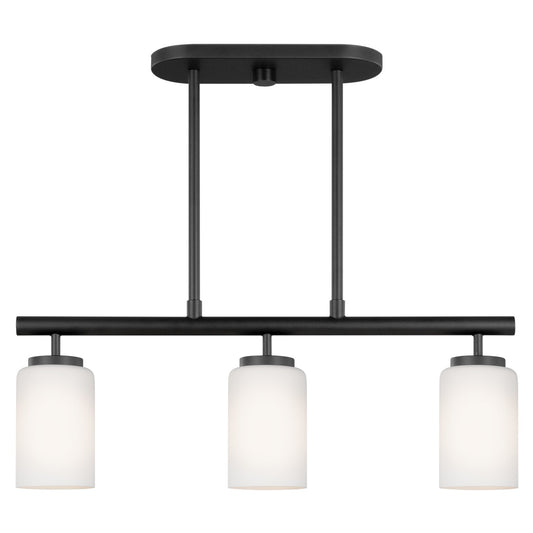 Generation Lighting - 66160EN3-112 - Three Light Island Pendant - Oslo - Midnight Black