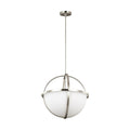 Generation Lighting - 6624603EN3-962 - Three Light Pendant - Alturas - Brushed Nickel