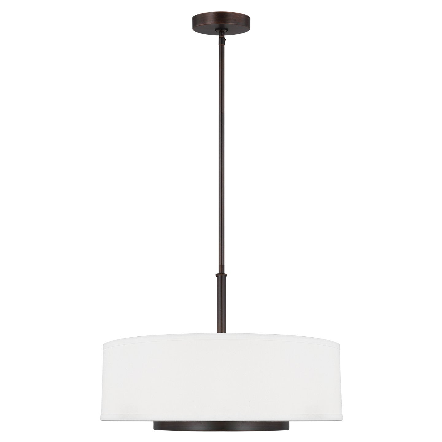 Generation Lighting - 6628003-710 - Three Light Pendant - Nance - Bronze