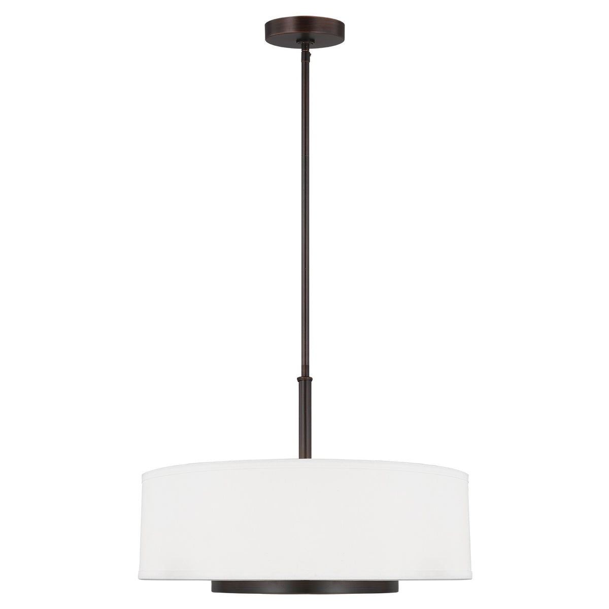 Generation Lighting - 6628003EN3-710 - Three Light Pendant - Nance - Bronze