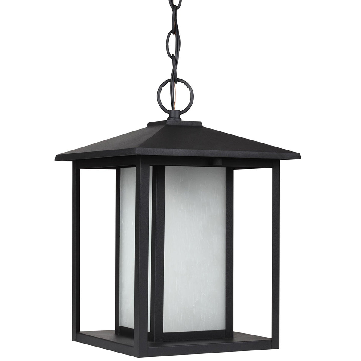 Generation Lighting - 69029-12 - One Light Outdoor Pendant - Hunnington - Black
