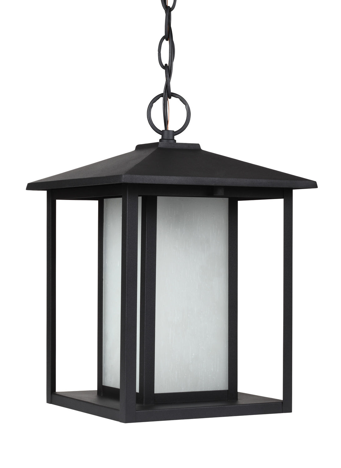 Generation Lighting - 69029EN3-12 - One Light Outdoor Pendant - Hunnington - Black