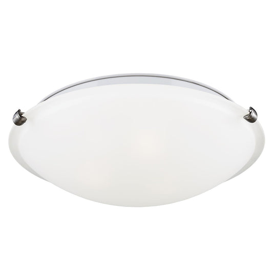 Generation Lighting - 7543502EN3-962 - Two Light Flush Mount - Clip Ceiling Flush Mount - Brushed Nickel