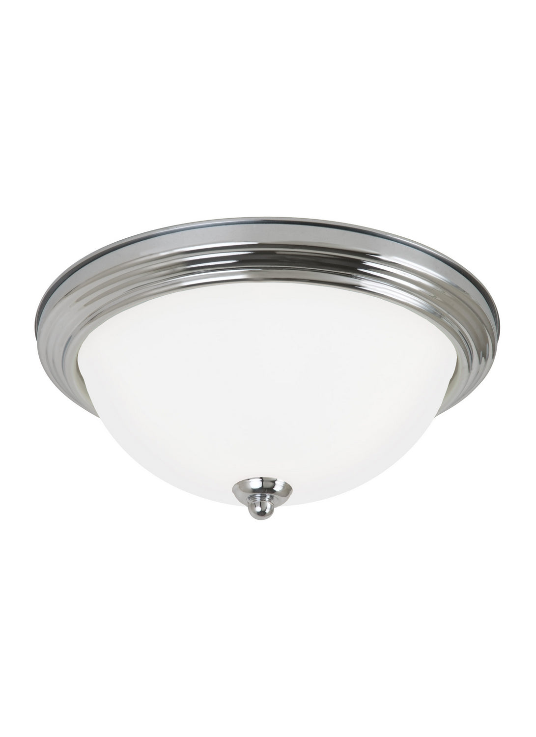 Geary One Light Flush Mount in Chrome