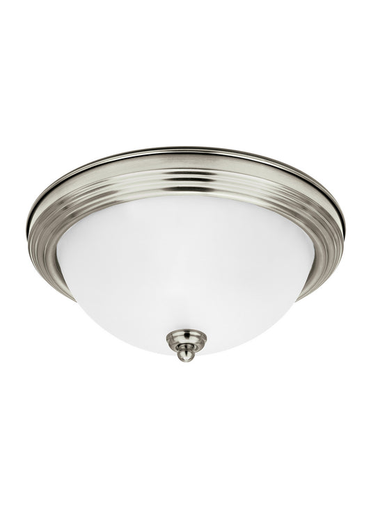 Generation Lighting - 77063EN3-962 - One Light Flush Mount - Geary - Brushed Nickel