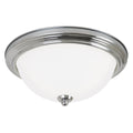 Generation Lighting - 77065EN3-05 - Three Light Flush Mount - Geary - Chrome