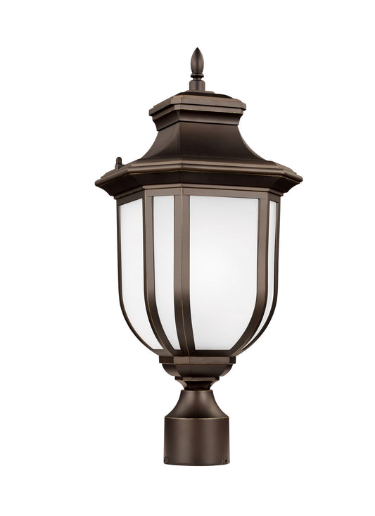 Childress One Light Outdoor Post Lantern in Antique Bronze
