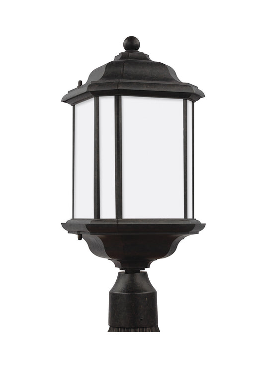 Generation Lighting - 82529EN3-746 - One Light Outdoor Post Lantern - Kent - Oxford Bronze