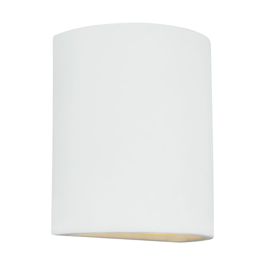 Paintable Ceramic Sconces One Light Outdoor Wall Lantern in Unfinished Ceramic