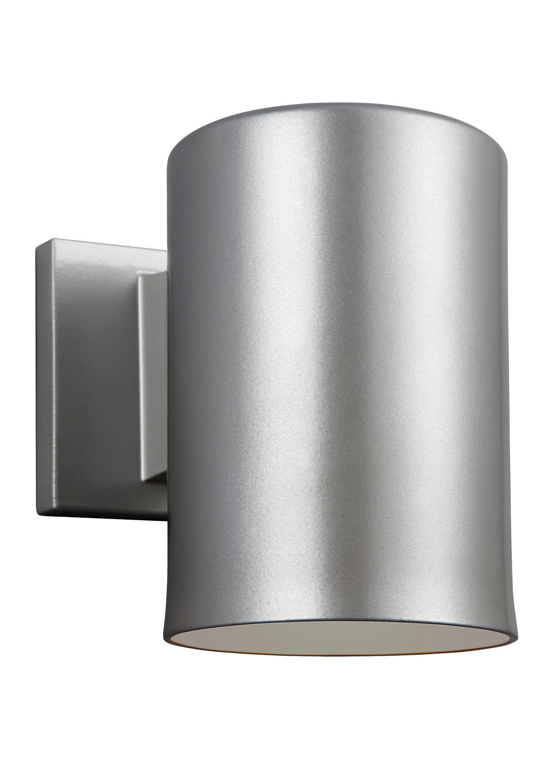 Outdoor Cylinders One Light Outdoor Wall Lantern in Painted Brushed Nickel