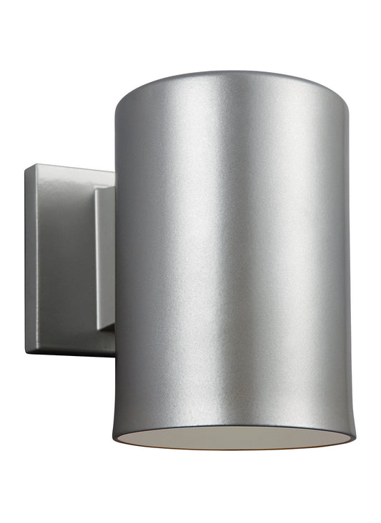 Outdoor Cylinders One Light Outdoor Wall Lantern in Painted Brushed Nickel