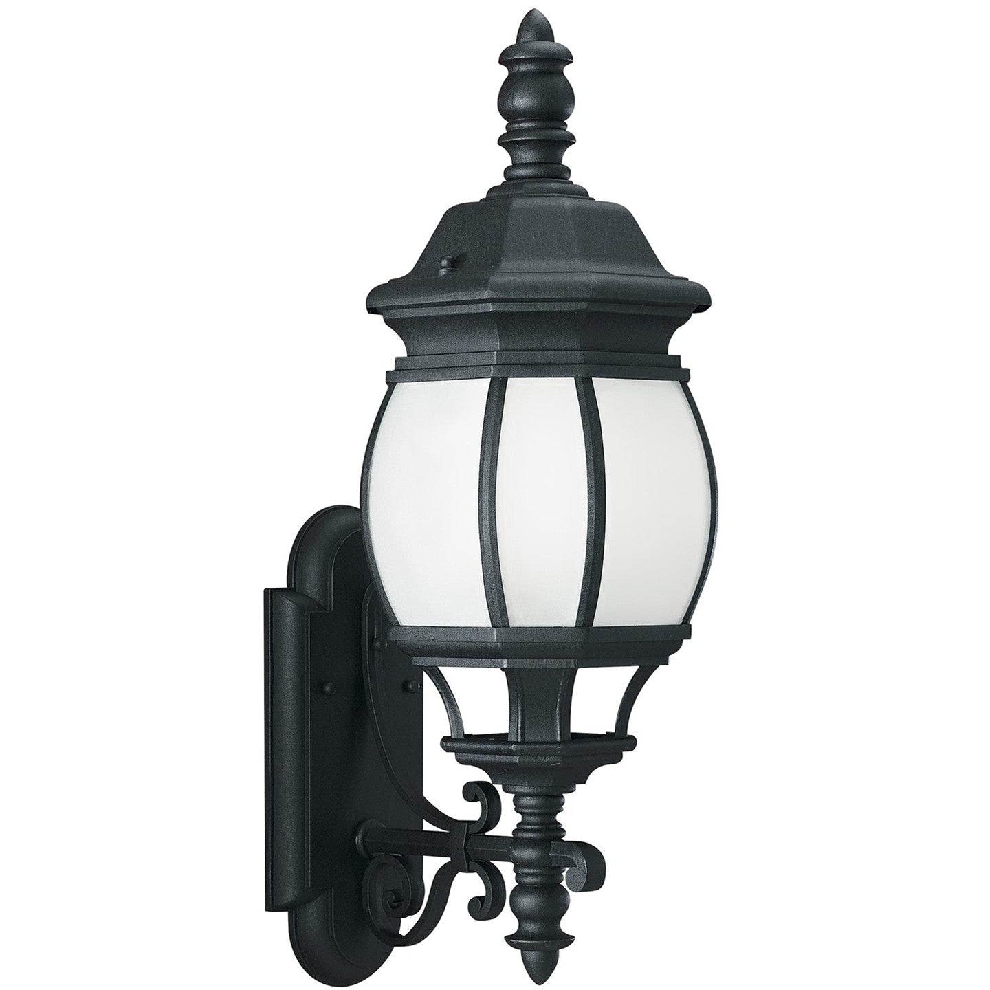 Generation Lighting - 89103EN3-12 - One Light Outdoor Wall Lantern - Wynfield - Black