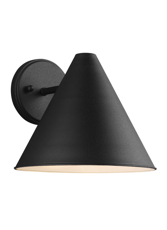 Generation Lighting - 8538501-12 - One Light Outdoor Wall Lantern - Crittenden - Black