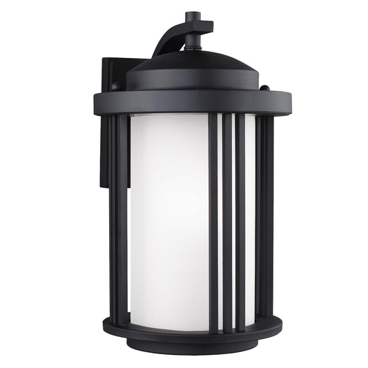 Generation Lighting - 8747901EN3-12 - One Light Outdoor Wall Lantern - Crowell - Black