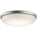 Ceiling Space LED Flush Mount in Brushed Nickel