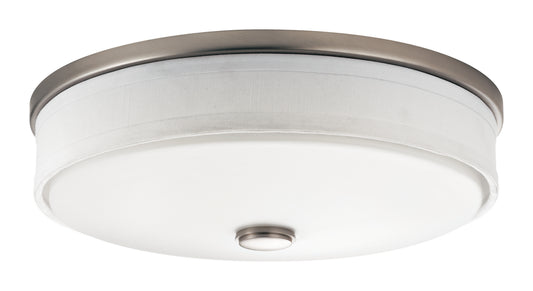 Ceiling Space LED Flush Mount in Brushed Nickel