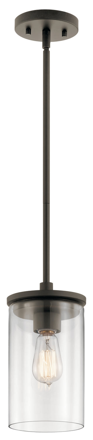 Crosby One Light Mini Pendant in Olde Bronze