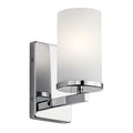 Crosby One Light Wall Sconce in Chrome