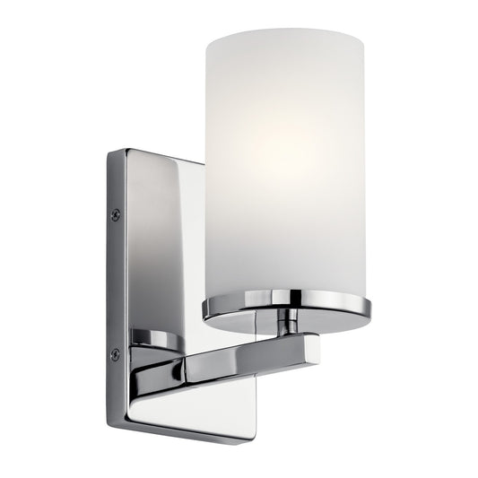 Crosby One Light Wall Sconce in Chrome