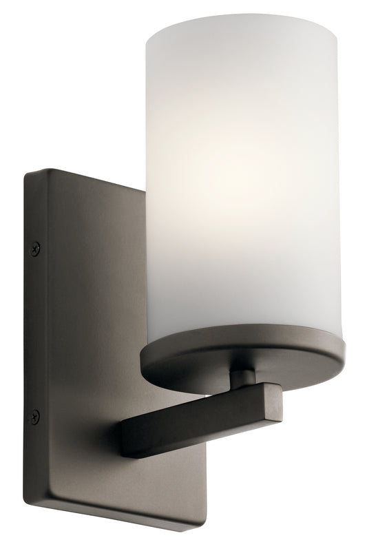 Crosby One Light Wall Sconce in Olde Bronze