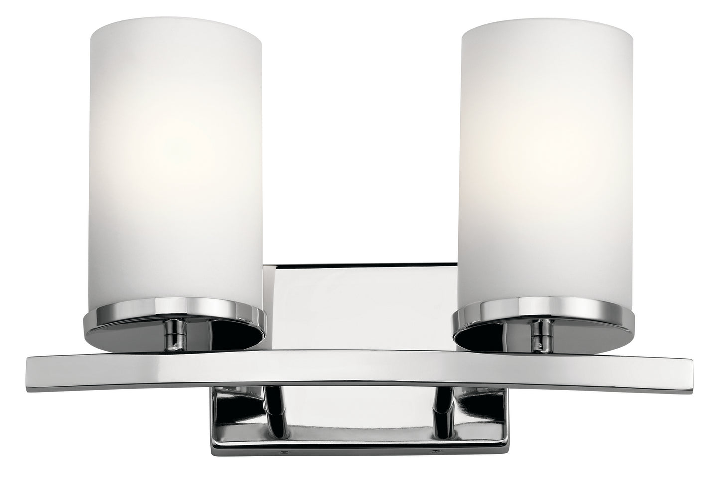 Crosby Two Light Bath in Chrome