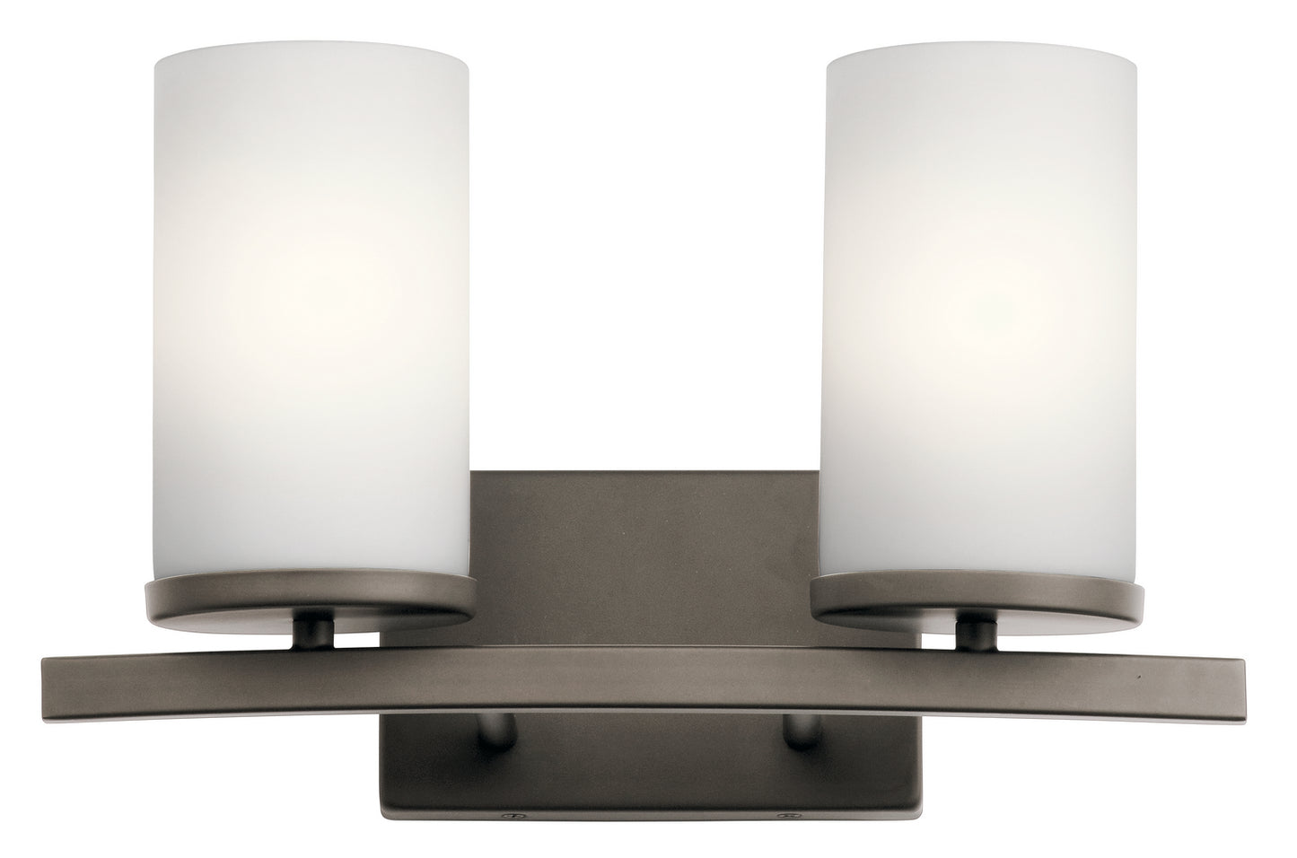 Crosby Two Light Bath in Olde Bronze