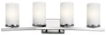 Crosby Four Light Bath in Chrome