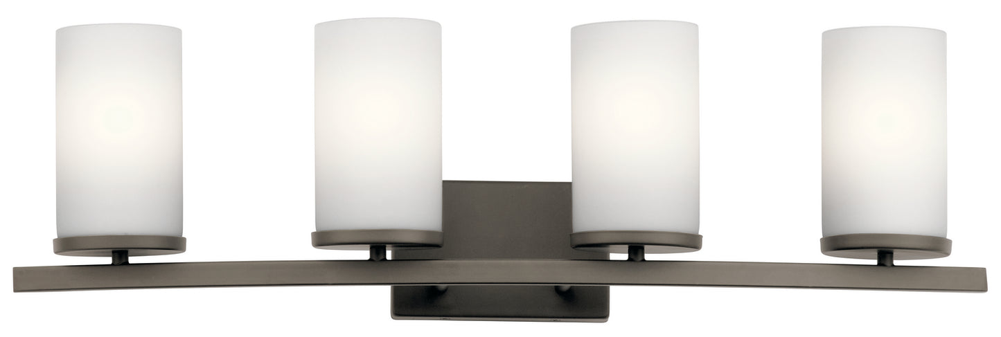 Crosby Four Light Bath in Olde Bronze