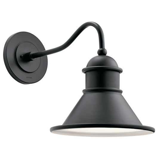 Northland One Light Outdoor Wall Mount in Black