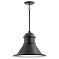 Northland One Light Outdoor Pendant in Black